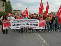 Monza - Sciopero della CGIL
