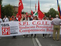 Monza - Sciopero della CGIL