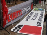 Monza - Sciopero della CGIL