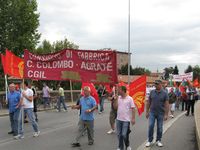 Monza - Sciopero della CGIL
