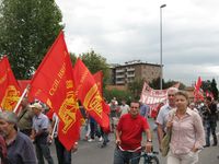 Monza - Sciopero della CGIL