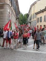 Monza - Sciopero della CGIL