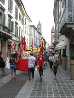 Monza - Sciopero della CGIL