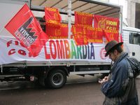 Milano - manifestazione della FIOM