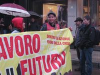 Milano - manifestazione della FIOM