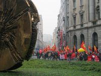 Milano - manifestazione della FIOM