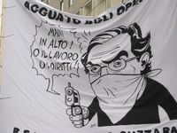 Milano - manifestazione della FIOM