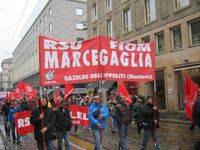 Milano - manifestazione della FIOM