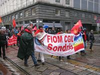 Milano - manifestazione della FIOM