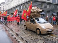 Milano - manifestazione della FIOM