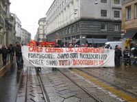 Milano - manifestazione della FIOM