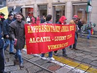 Milano - manifestazione della FIOM
