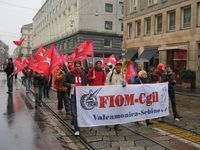 Milano - manifestazione della FIOM