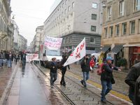 Milano - manifestazione della FIOM