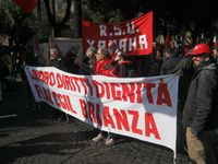 Roma - Manifestazione della FIOM