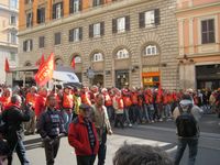 Roma - Manifestazione della FIOM
