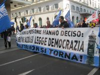 Roma - Manifestazione della FIOM