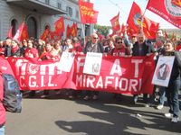 Roma - Manifestazione della FIOM