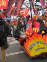 Roma - Manifestazione della FIOM