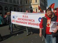 Roma - Manifestazione della FIOM