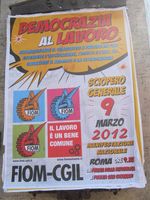 Roma - Manifestazione della FIOM
