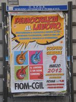 Roma - Manifestazione della FIOM