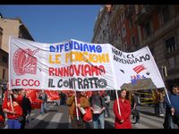 Roma - Manifestazione della FIOM