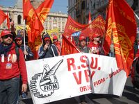 Roma - Manifestazione della FIOM