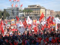 Roma - Manifestazione della FIOM