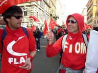 Roma - Manifestazione della FIOM