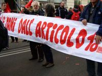 Roma - Manifestazione della FIOM