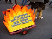 Roma - Manifestazione della FIOM