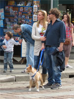 Milano - Occupy piazza Affari. I cani del corteo