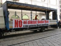 Milano - Occupy piazza Affari.
			