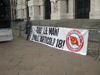 Milano - Occupy piazza Affari.
			
