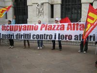 Milano - Occupy piazza Affari.
			