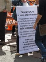 Milano - Occupy piazza Affari.
			