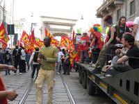 Milano - Occupy piazza Affari.
			