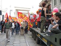 Milano - Occupy piazza Affari.
			