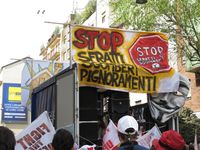Milano - Occupy piazza Affari.
			