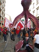 Milano - Occupy piazza Affari.
			