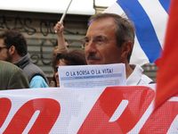Milano - Occupy piazza Affari.
			