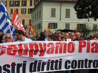 Milano - Occupy piazza Affari.
			