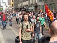 Milano - Occupy piazza Affari.
			
