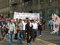 Milano - Occupy piazza Affari.
			