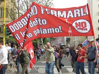 Milano - Occupy piazza Affari.
			