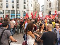 Milano - Occupy piazza Affari.
			