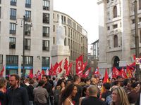 Milano - Occupy piazza Affari.
			