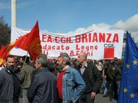 Vimercate - Sciopero e manifestazione della CGIL
