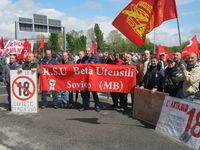 Vimercate - Sciopero e manifestazione della CGIL
